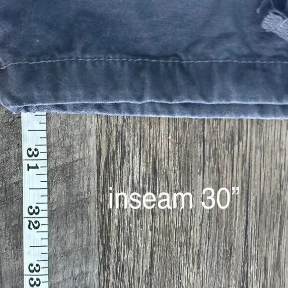 Brand New Vanilla Star Blue Cargo Pants Women's 8 Lightweight Utility Pockets - Picture 8 of 9